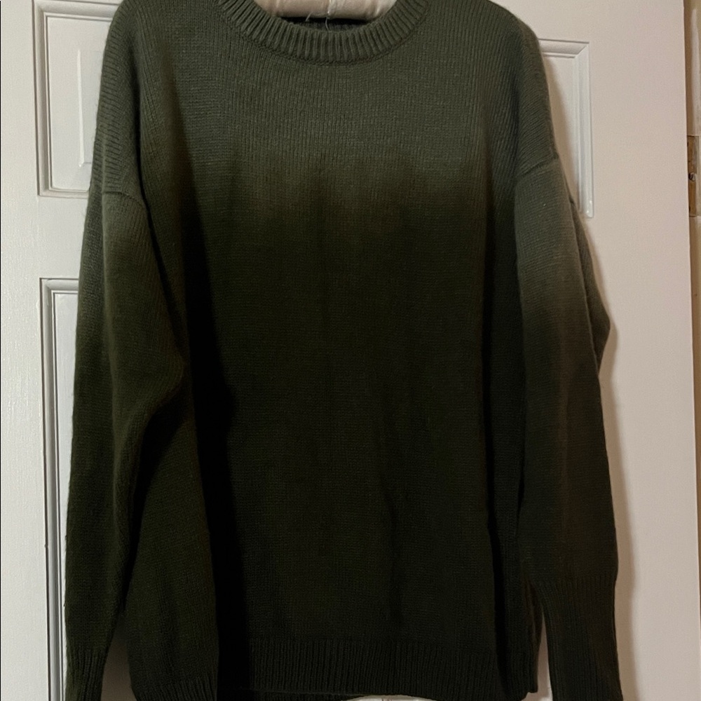 Simply Vera Vera Wang Ombre Green Sweater